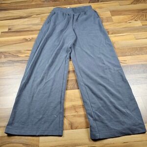 Zella Wide Leg Sweatpants Soft Modal Forged Grey Small